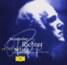 Sviatoslav Richter: In Memoriam Legendary Recordings 1959-65 - CD