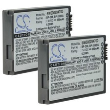 2x Batteria per Canon MVX1s