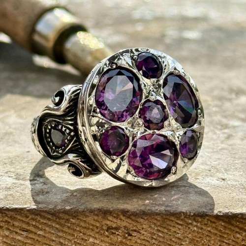 Men handmade amethyst - handmade,