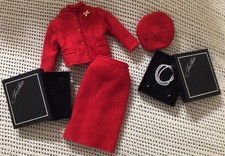 Completo rosso Jackie Kennedy Franklin come nuovo, con accessori