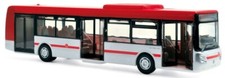 MODELLINO AUTOBUS STATICO NOREV BUS IRISBUS PLASTIGAM ROSSO SCALA 1:43