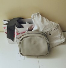 Patrizia Pepe pochette beauty in pelle con logo NUOVO