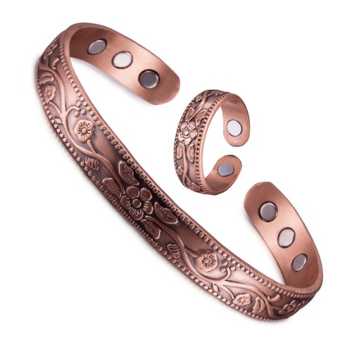 Bracciale magnetico rame e - bracciale,