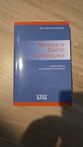 Manuale diritto commerciale - manuale,