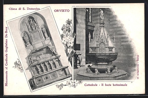 Cartolina orvieto chiesa - chiesa, di