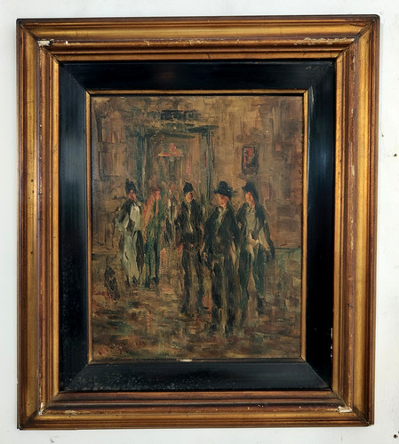 Antico quadro dipinto olio - quadro,