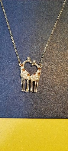 Coppia giraffe collana - di,