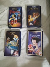 4 Vhs Cartoni Ita Walt Disney 