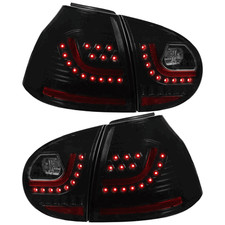 Fanali posteriori a LED per VW Golf V 5 1K1 anno 03-09 nero ottica R solo berlina
