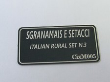 CIX MODELS TARGHETTA METALLO