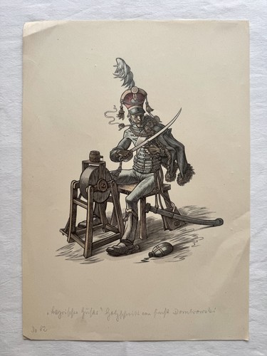 1842 adolph menzel antique - 1842,