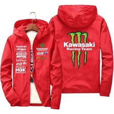Giacca Kawasaki Monster – Look Aggressivo e Spirito Racing ROSSO