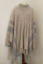 Poncho da salotto con frange