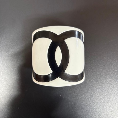 Bracciale chanel bianco nero - bracciale,