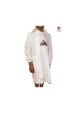 GREMBIULE ASILO BIANCO SCUOLA VARIE TAGLIE 3/7 ANNI