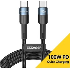 cavo usb C a tipo C ricarica rapida Essager 2 metri 100 W Huawei Samsung Xiaomi