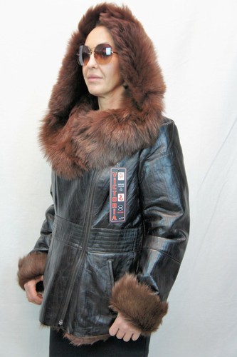 Cappotto giacca pelle - , di