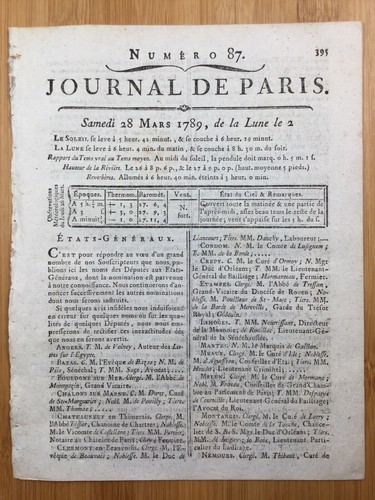 Bazas nel 1789 - chateauneuf, in
