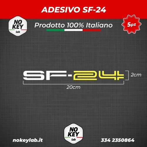 Adesivo ferrari f1 - 24, 2024