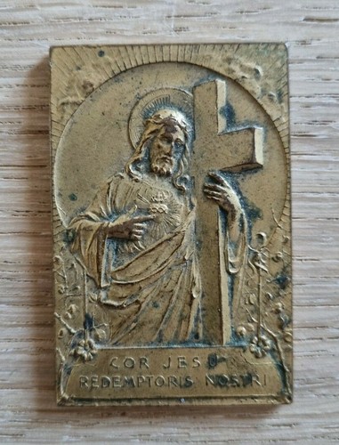 Antica placca religiosa cor - antica,