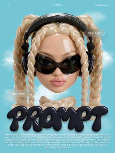 Poster artistico digitale