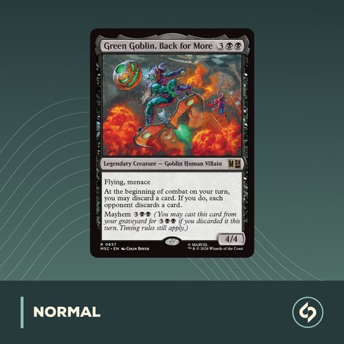 Mtg goblin verde indietro - |, verde,