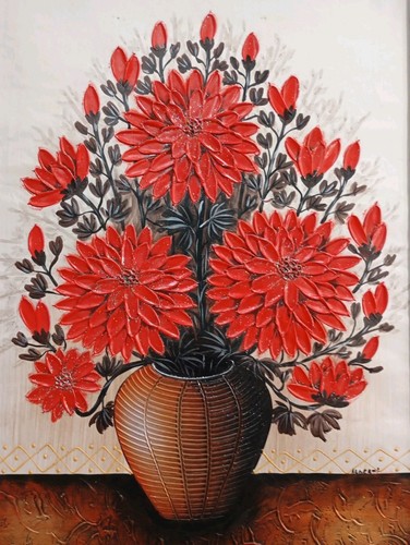 Quadro moderno dipinto mano - quadro,