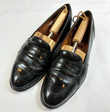 Mocassino penny Alden Brooks Brothers Black Shell Cordovan 06606 cinturino completo 10 B/D