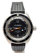 Orologio Vostok Amphibia automatico black 3D dial diver russian wrist watch over