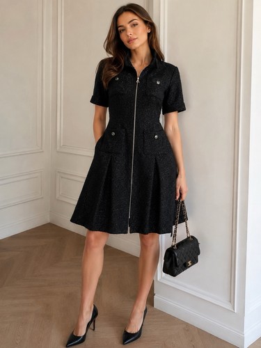Autentico abito chanel nero - abito,