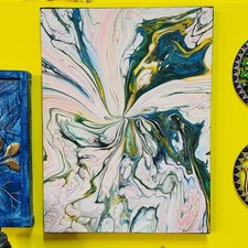 Quadro astratto tela dipinto