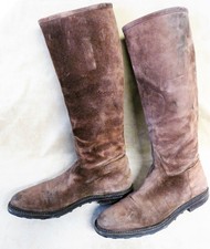 STIVALI DONNA REGAIN VERA PELLE CUOIO 37 USATI