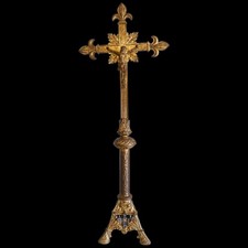 ANTICO CROCIFISSO DA ALTARE IN