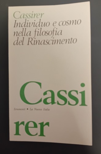 Ernst cassirer individuo e - ",