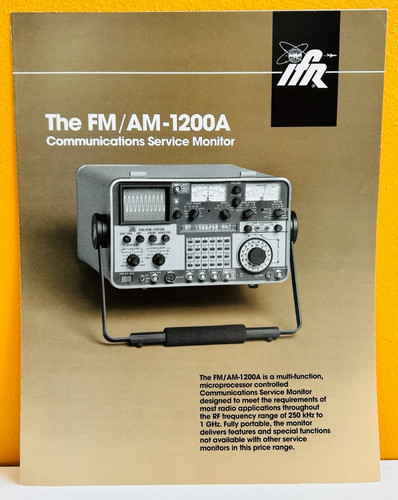 Ifr the am 1200a - fm, /