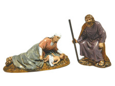 Natività 3 Pz Landi Moranduzzo Cm 10 Novità 2024 Madonna Sdraiata Pastori Presep