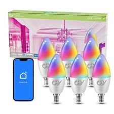 6x GY Bluetooth Mesh E14 RGBCW