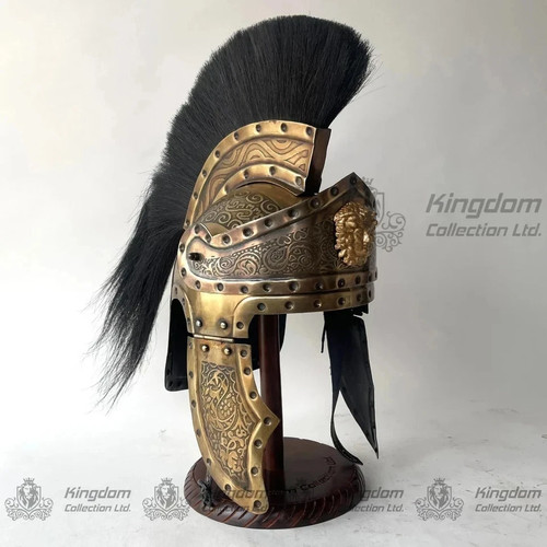 Engraved roman helmet - engraved, w/