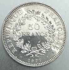 Moneta Repubblica Francese - 50 Franchi - anno 1977 - ARGENTO