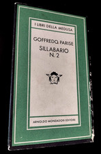 Goffredo Parise SILLABARIO N. 2 / Prima edizione medusa serie '80 Mondadori 1982