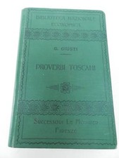 PROVERBI TOSCANI Giusti 1903