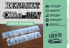 Autocollants Stickers Clio 16V
