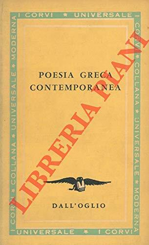 Poesia greca contemporanea - greca,