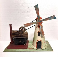 GISEA Milano RARISSIMO 1953/58 MULINO A VAPORE Giocattolo Steam engine toy WORK!