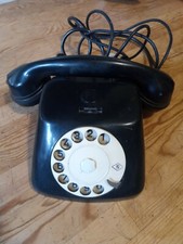 Telefono disco nero - telefono, a