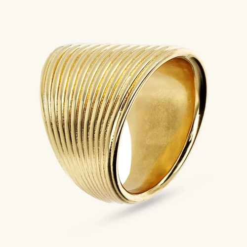 Anelli donna etrusca placcati - anelli,