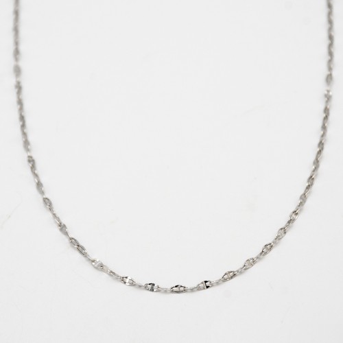 Collana oro bianco - in, 18