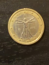 moneta da 1 euro - anno 2002 -