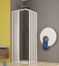 Box doccia 2 lati angolare, cm.70x90, per disabili con apertura centrale