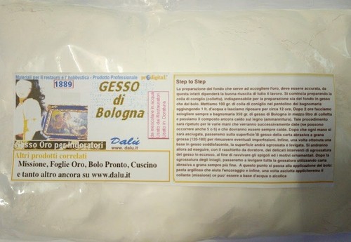 Gesso bologna per - per, doratura